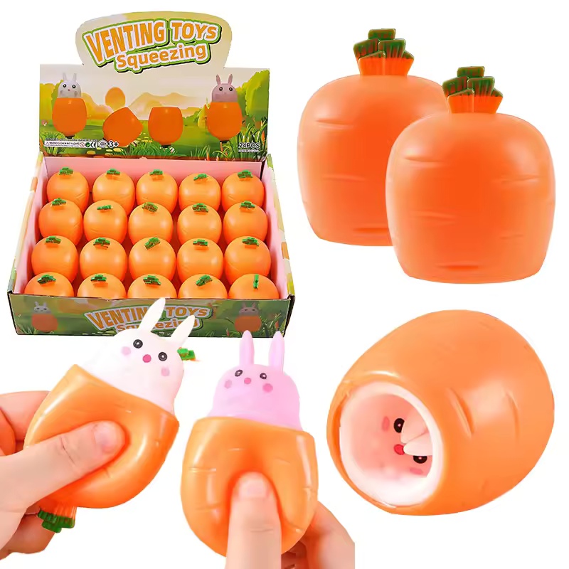 Baby Products Unique - Cute Carrot Rabbit Squeeze Toy Unique