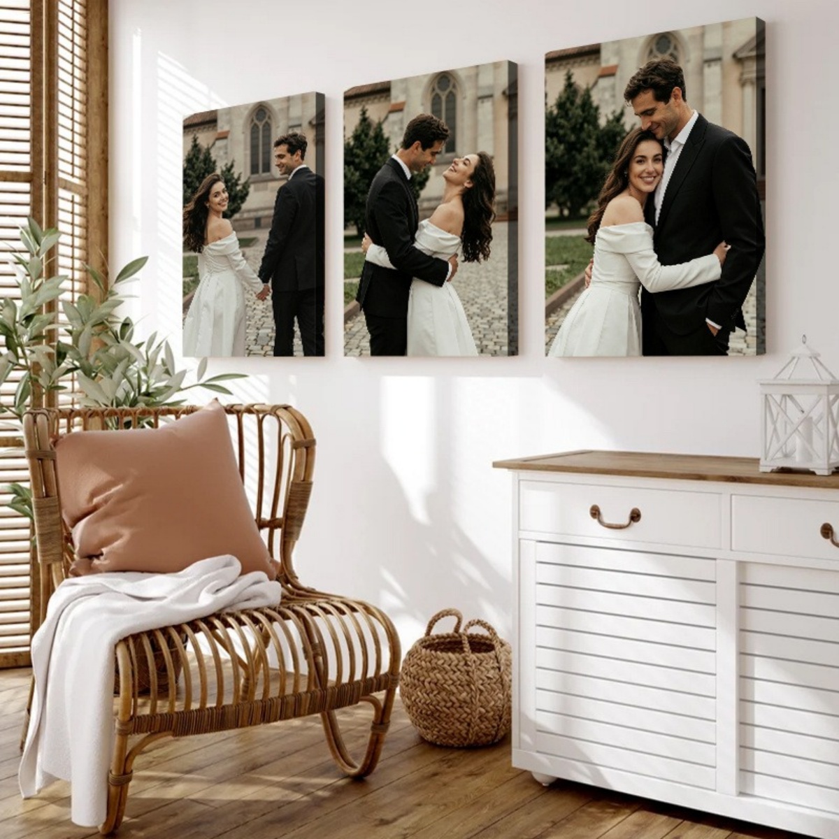 Baby Products Decoration - Set of 3 Custom Photo Canvas