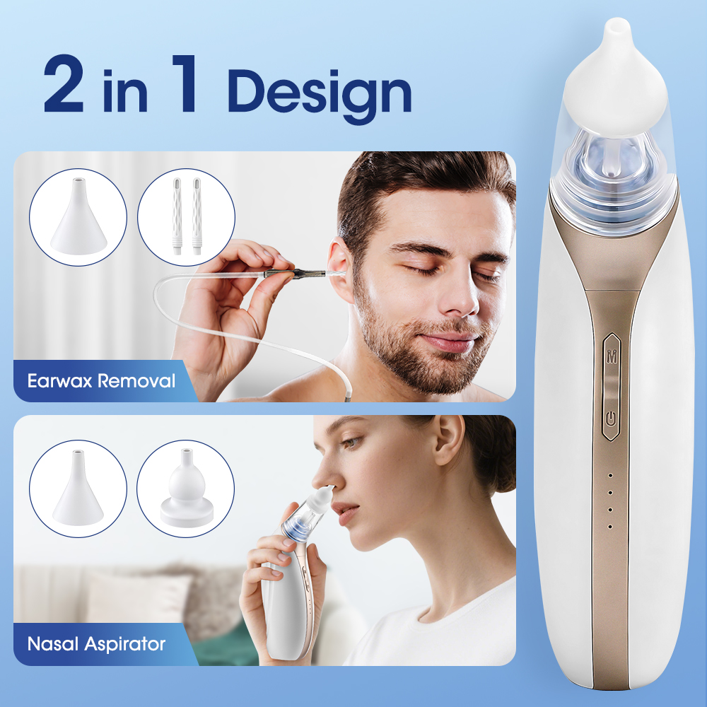 Nasal Aspirator - Electric Sucker Nasal Aspirator Ear Cleaner