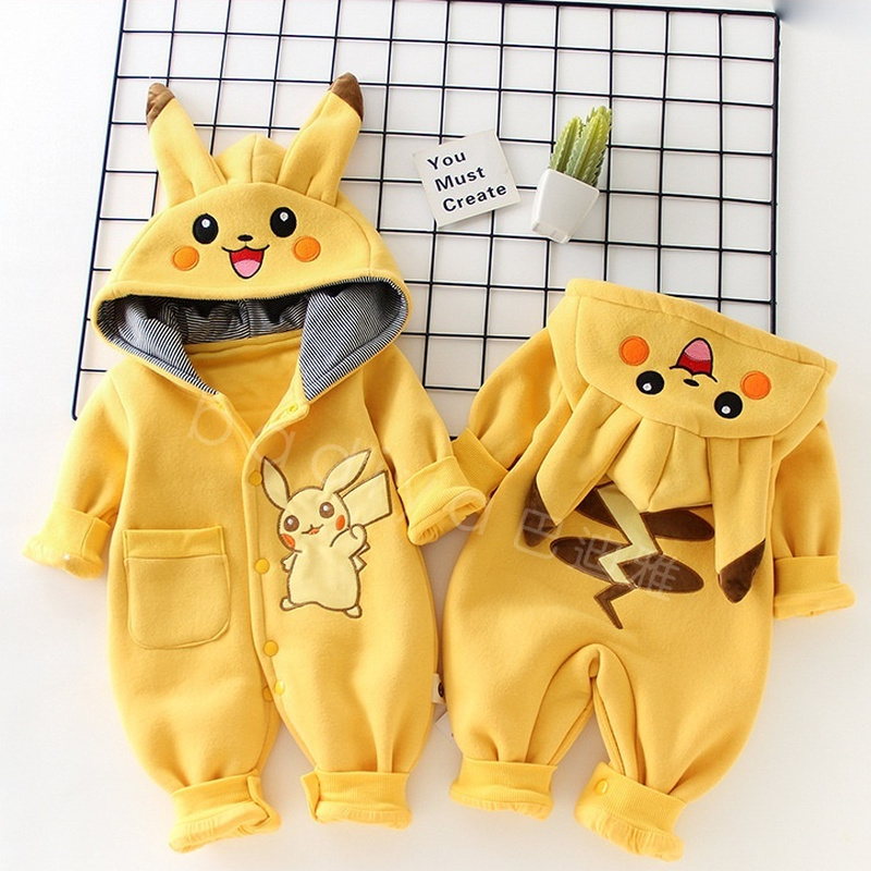 Baby Products In Japan - Cartoon Pocket Monsters Baby Pyjamsa Newborn