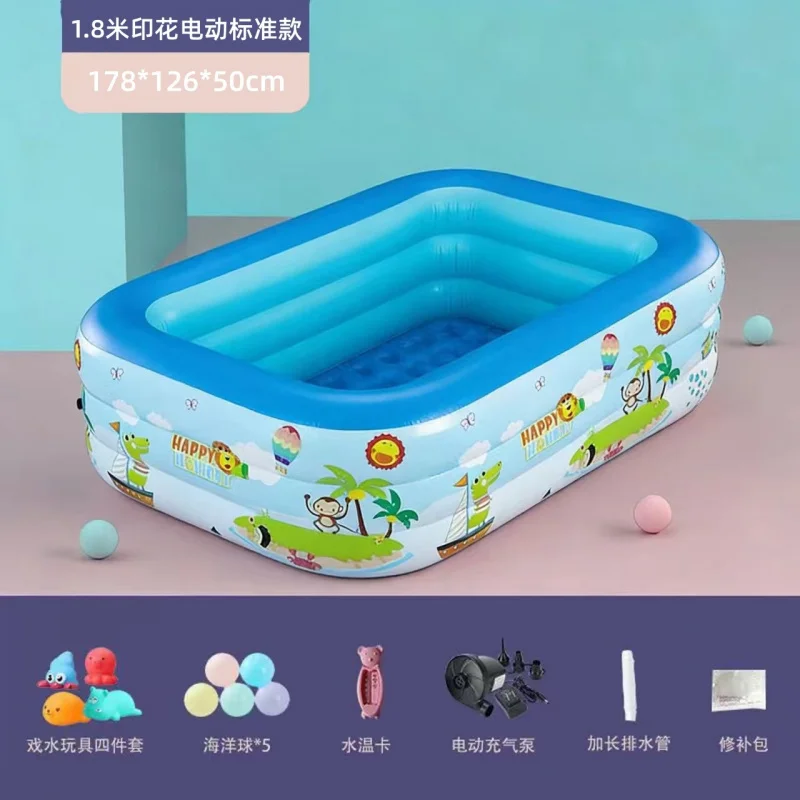 Large Inflatable Swimming Pool - Baby Bath Tub Foldable 评论和价格