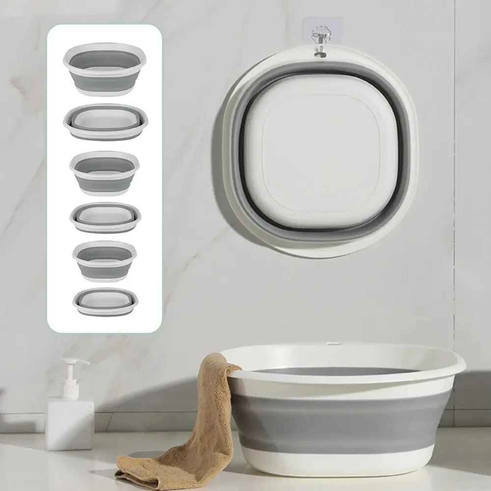 Plastic Folding Basins Portabl - Baby Bath Tub Foldable 评论和价格