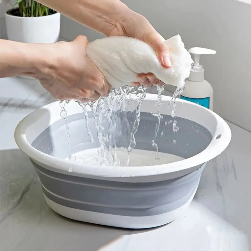 Plastic Folding Basins Portabl - Baby Bath Tub Foldable 评论和价格