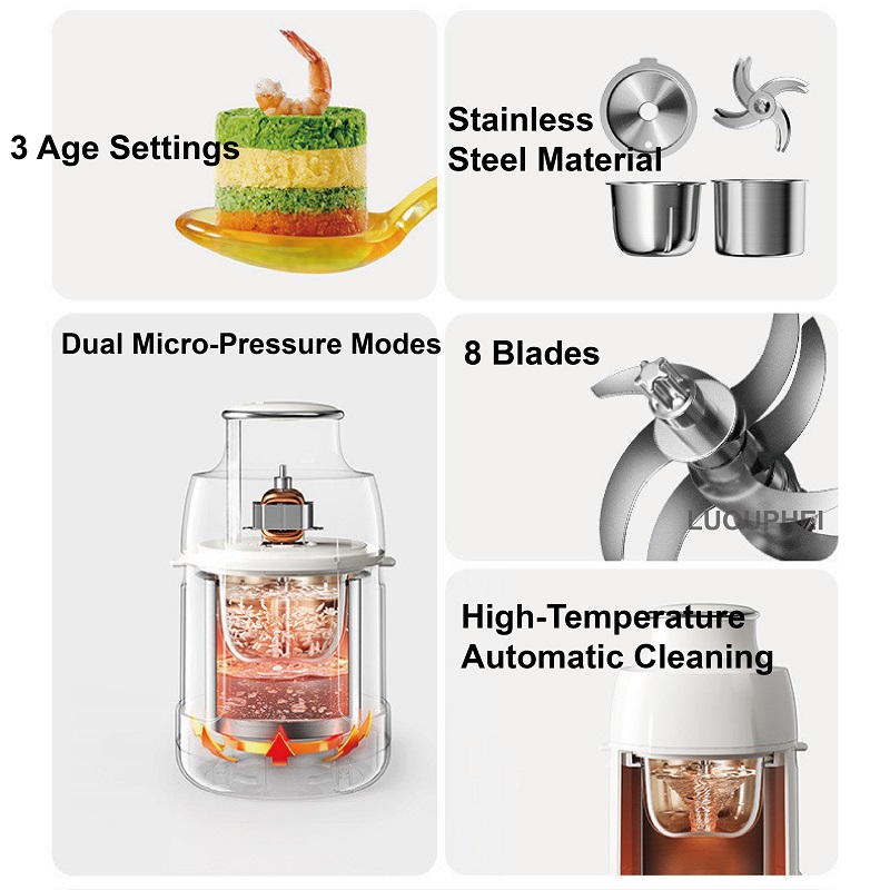 220V Baby Food Processor All-S - Baby Food Maker Blender 评论和价格