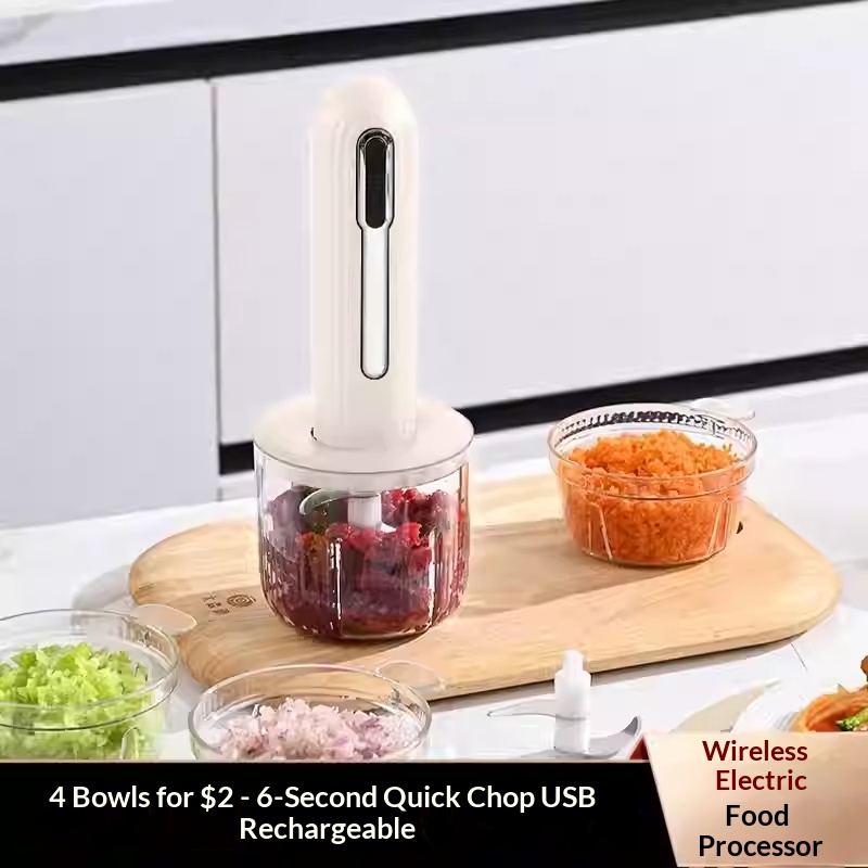 Wireless Electric Meat Grinder - Baby Food Maker Blender 评论和价格