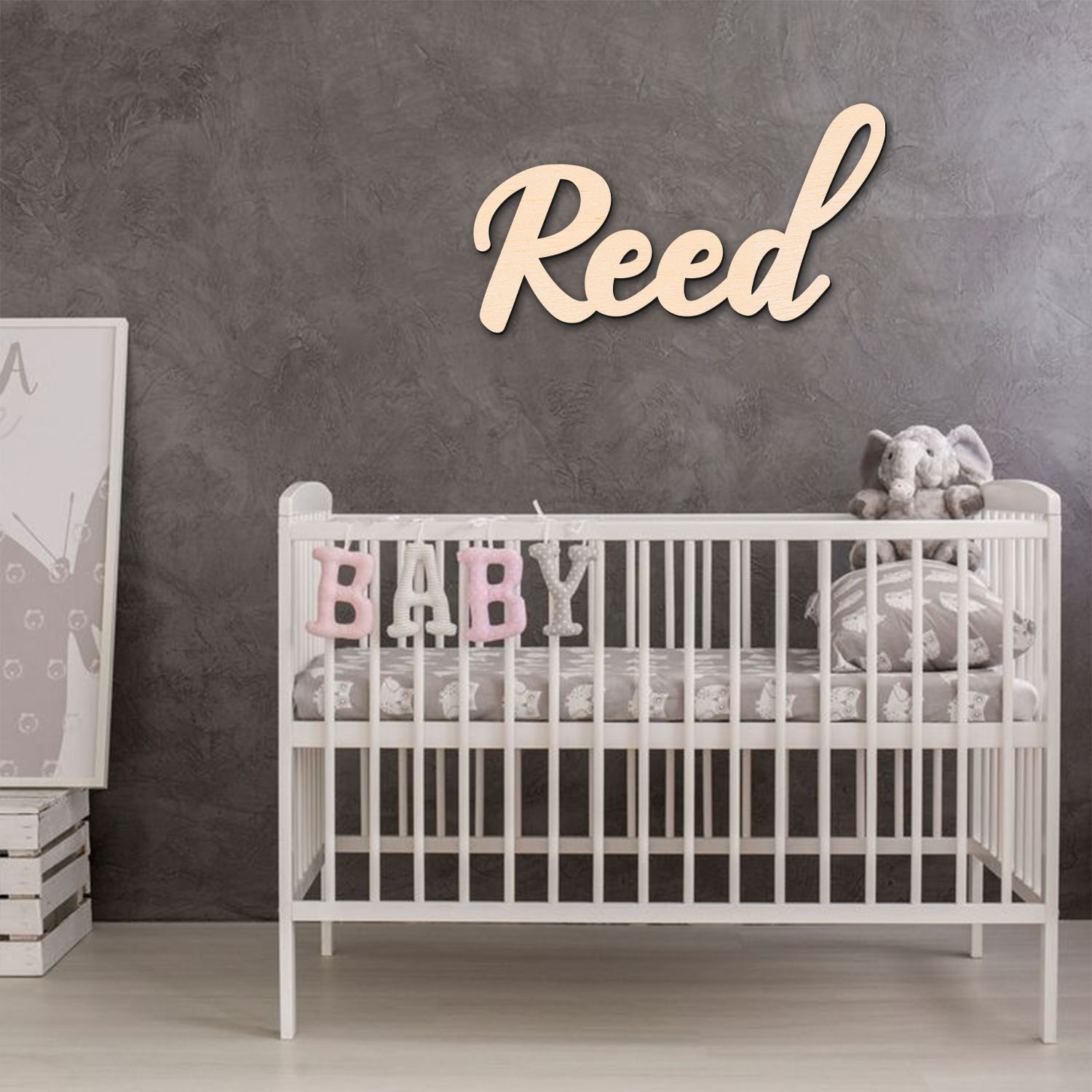 1pc personalized wooden surnam - Baby Products Decoration 评论和价格