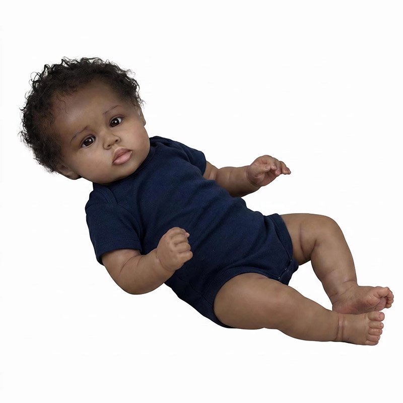 48cm Soft Silicone Vinyl Reube - Baby Products For Curly Hair 评论和价格