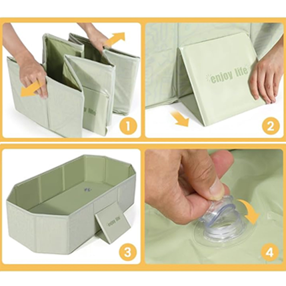 1 foldable bathtub for family  - Baby Bath Tub Foldable 评论和价格