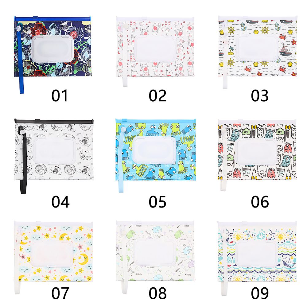 Portable Flip Cover Wet Wipes  - Baby Products Carry Bag 评论和价格