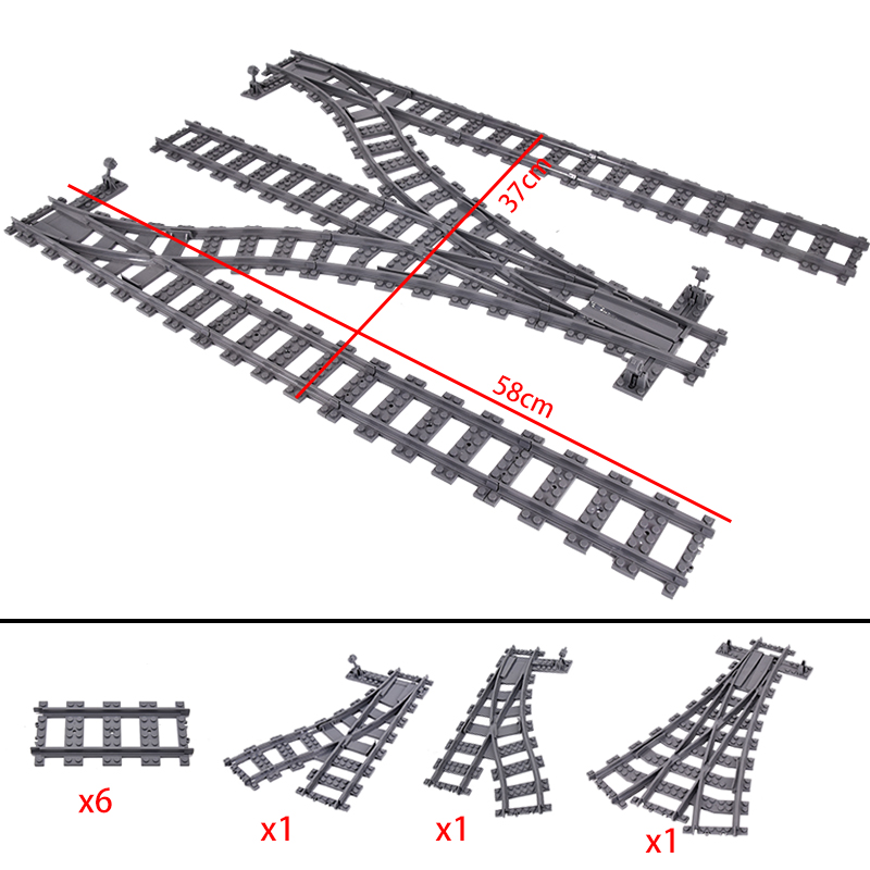 MOC City Train Rail Left and R - Lego Set Creator 评论和价格