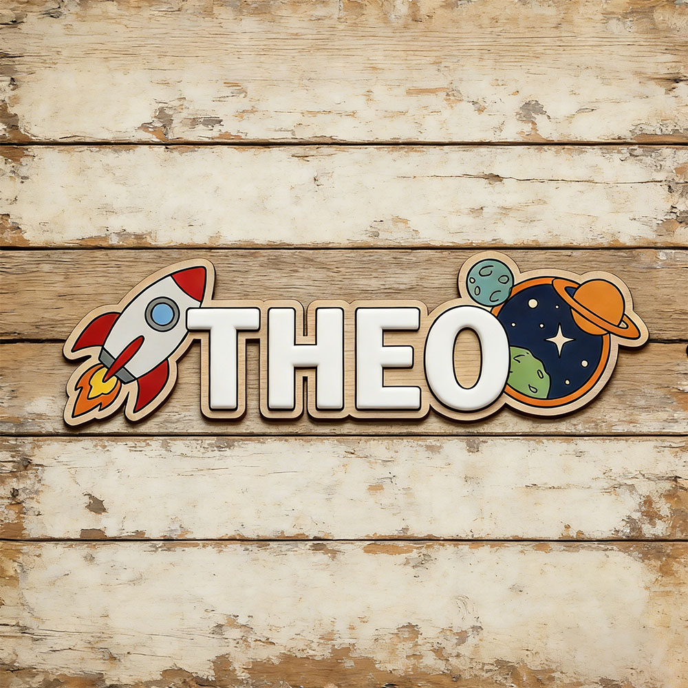 Personalized Space Rocket Name - Baby Products Decoration 评论和价格