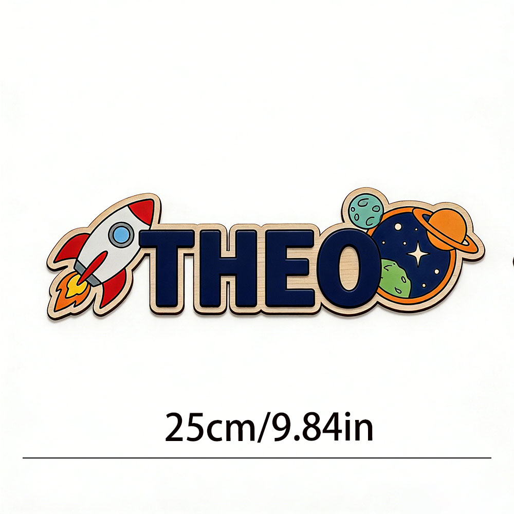 Personalized Space Rocket Name - Baby Products Decoration 评论和价格