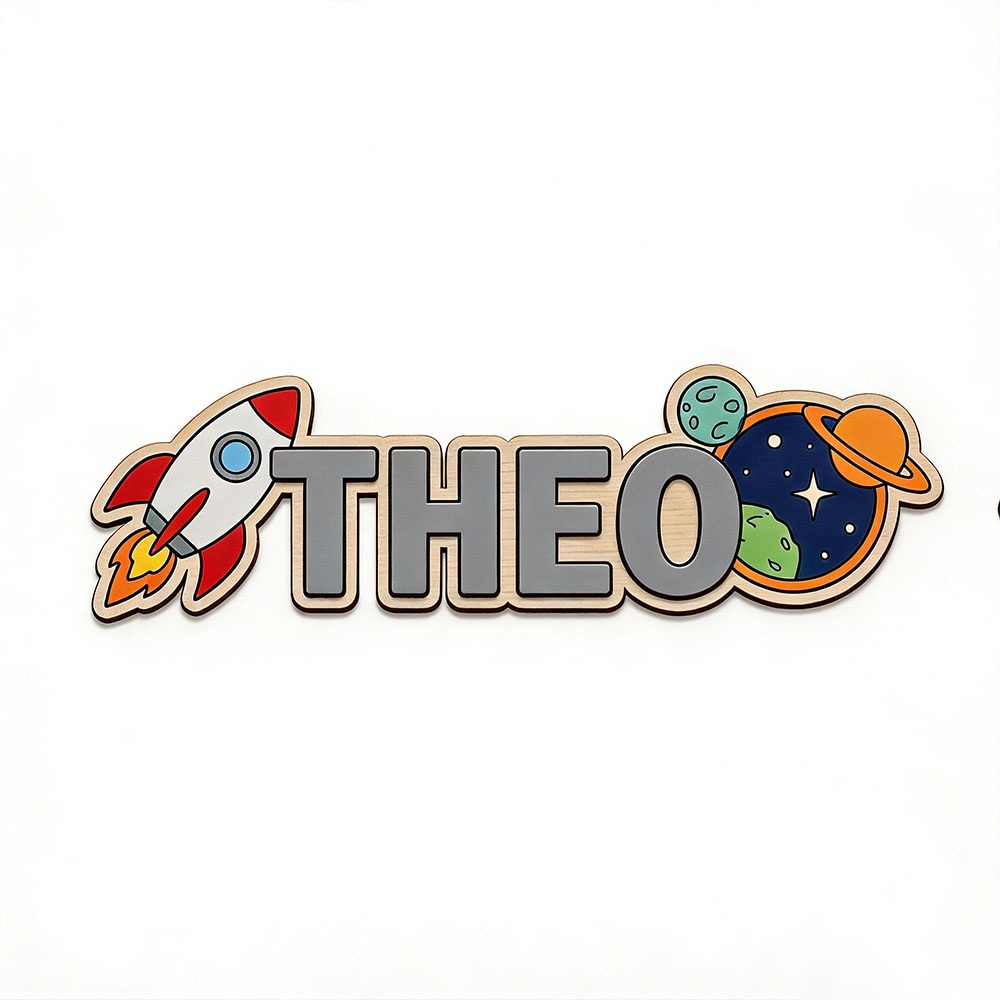Personalized Space Rocket Name - Baby Products Decoration 评论和价格