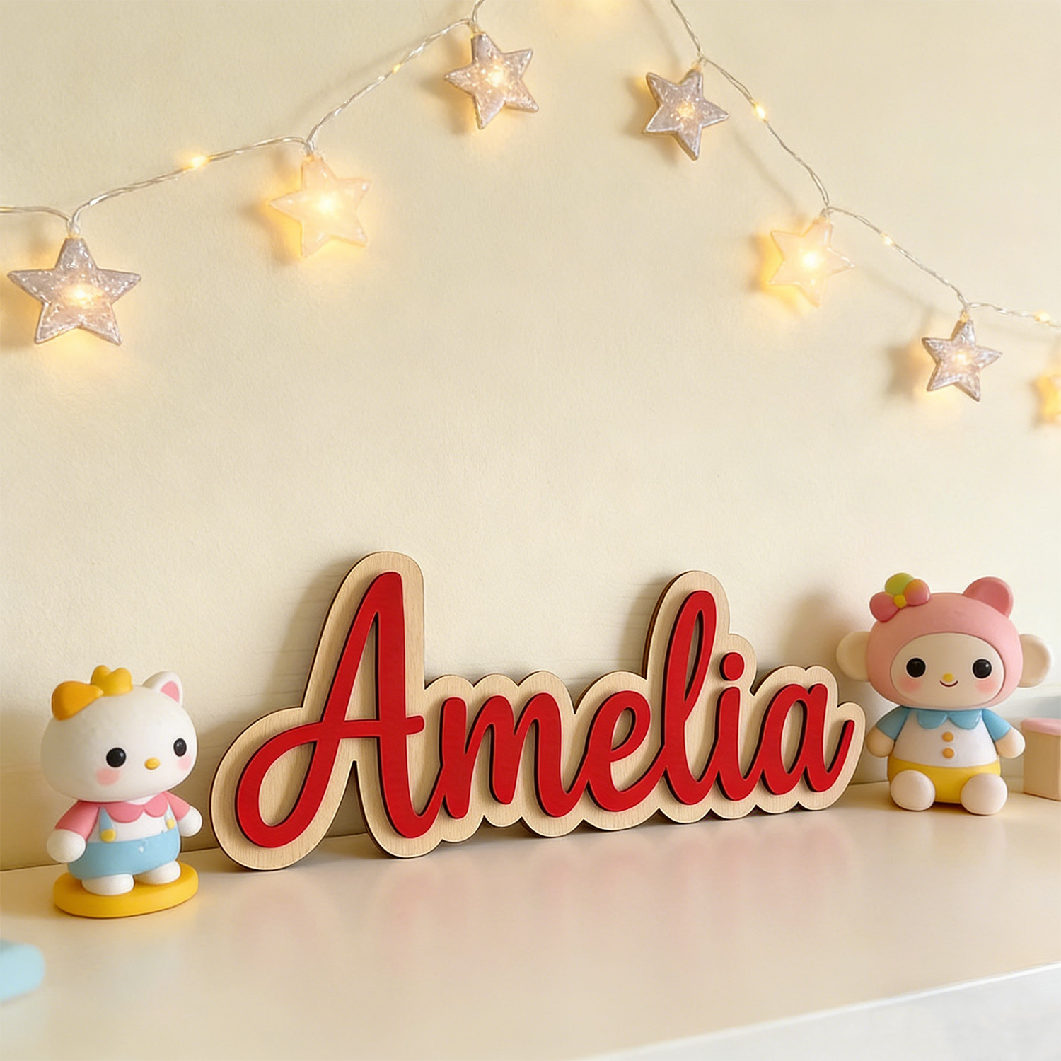 1pc Customized Double-layer Wo - Baby Products Decoration 评论和价格