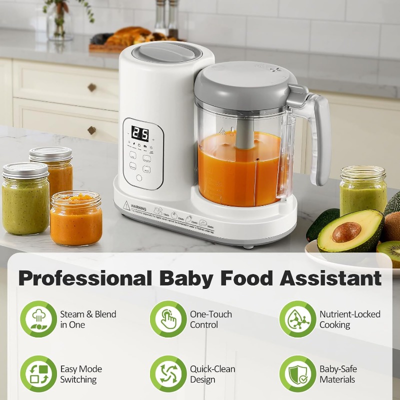 Baby Food Maker Steamer Blende - Baby Food Maker Blender 评论和价格