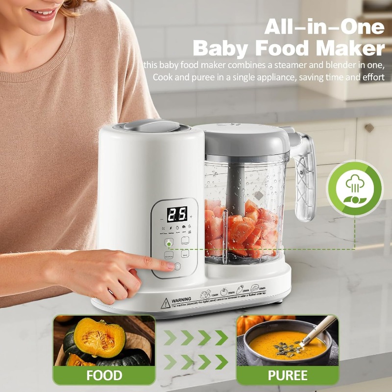 Baby Food Maker Steamer Blende - Baby Food Maker Blender 评论和价格