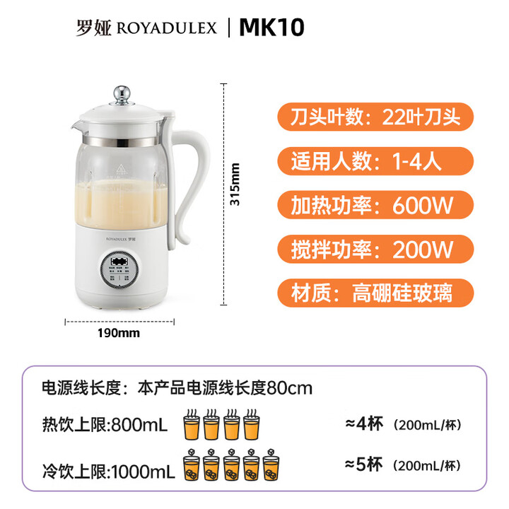 Soy milk maker, high-speed ble - Baby Food Maker Blender 评论和价格