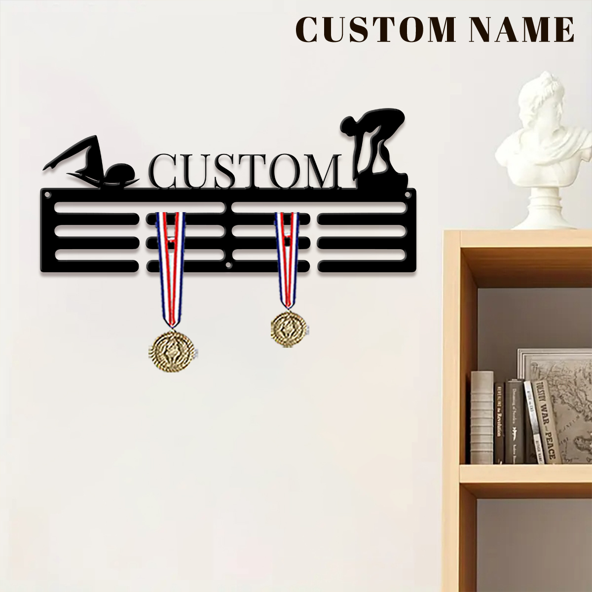 1pc Custom Swimming Metal Meda - Baby Products Decoration 评论和价格