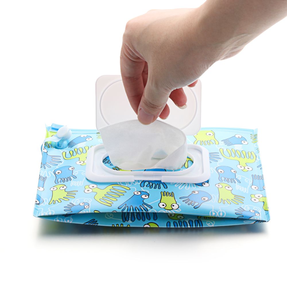 Portable Flip Cover Wet Wipes  - Baby Products Carry Bag 评论和价格