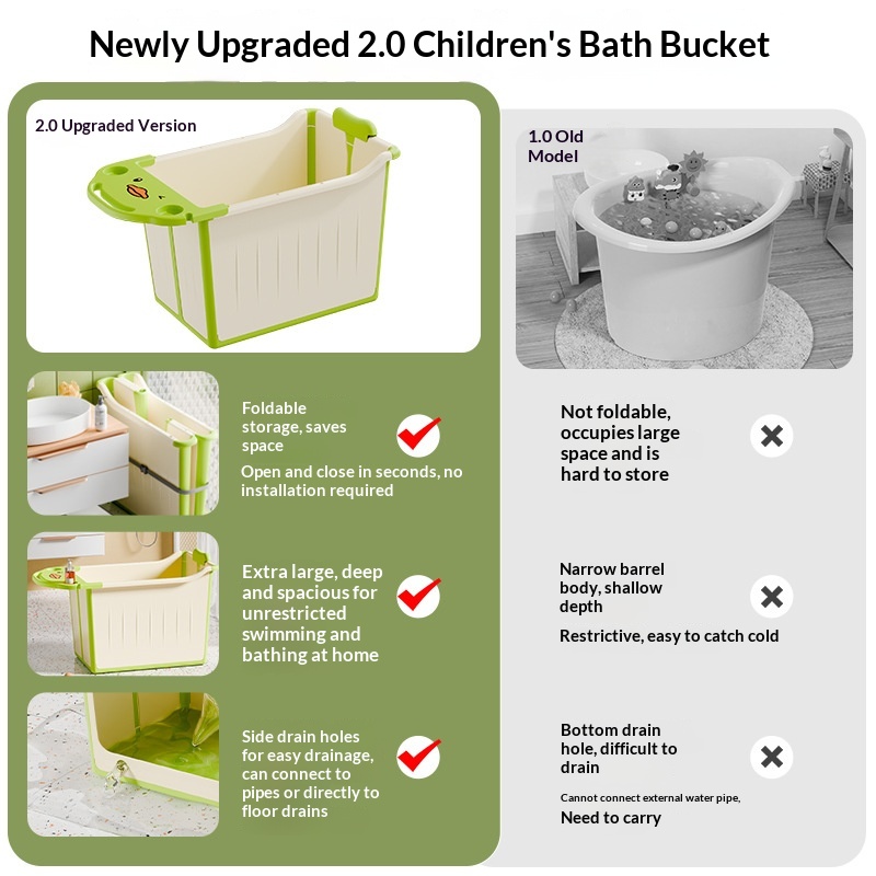 Foldable Collapsible Portable  - Baby Bath Tub Foldable 评论和价格
