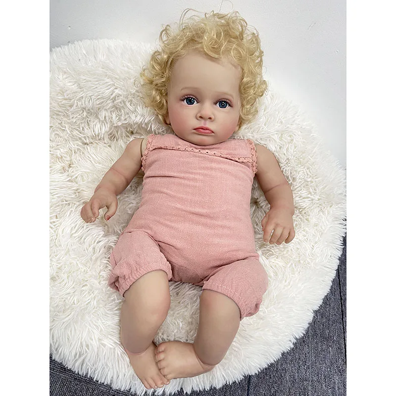 55CM Reborn Toddler Baby Doll  - Baby Products For Curly Hair 评论和价格