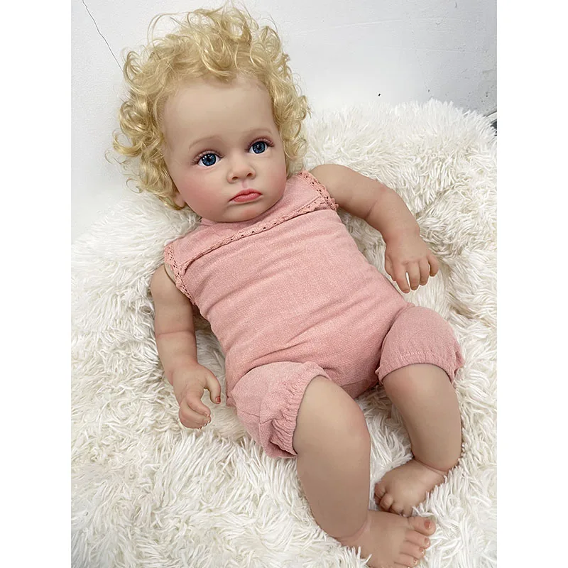 55CM Reborn Toddler Baby Doll  - Baby Products For Curly Hair 评论和价格