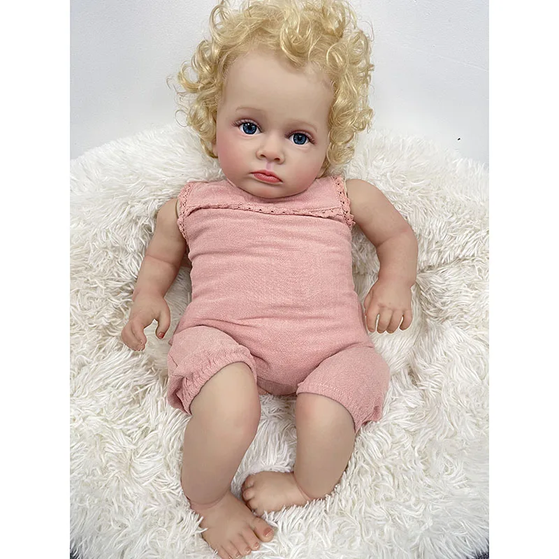 55CM Reborn Toddler Baby Doll  - Baby Products For Curly Hair 评论和价格