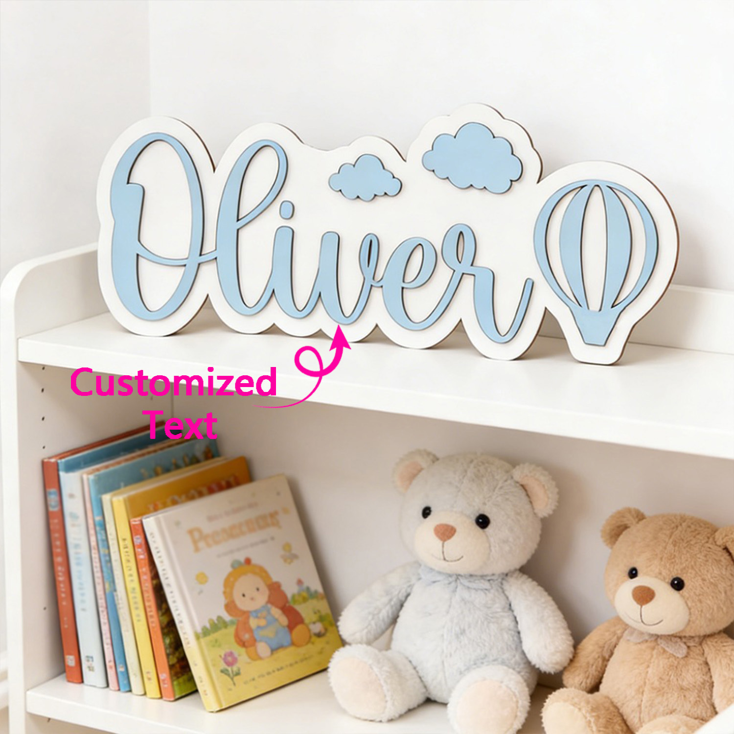Personalized Hot Air Balloon & - Baby Products Decoration 评论和价格