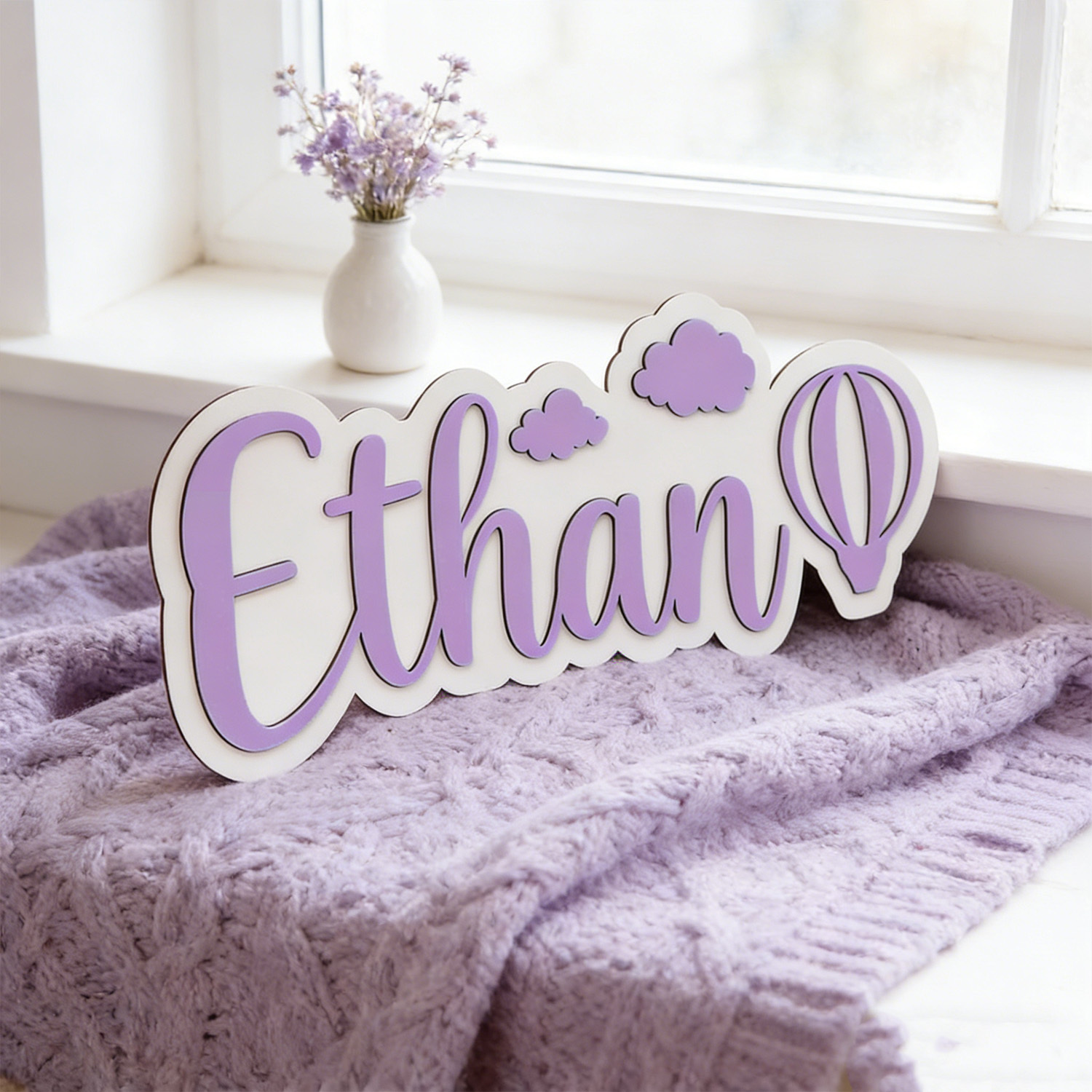 Personalized Hot Air Balloon & - Baby Products Decoration 评论和价格