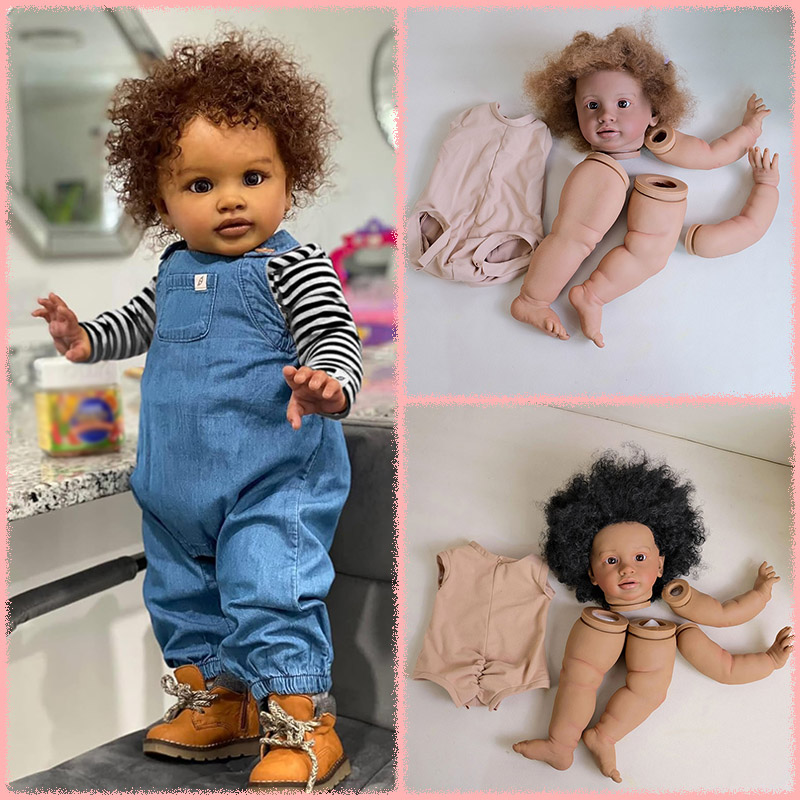 26inch Pippa Dark Skin Reborn  - Baby Products For Curly Hair 评论和价格