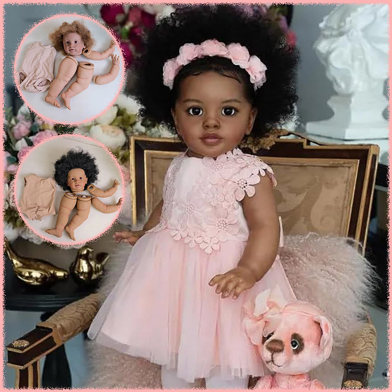 26inch Dark Skin Reborn Pippa  - Baby Products For Curly Hair 评论和价格