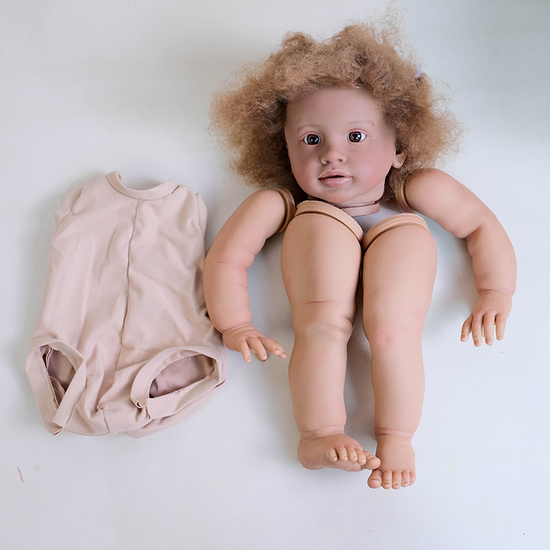 26inch Dark Skin Reborn Pippa  - Baby Products For Curly Hair 评论和价格