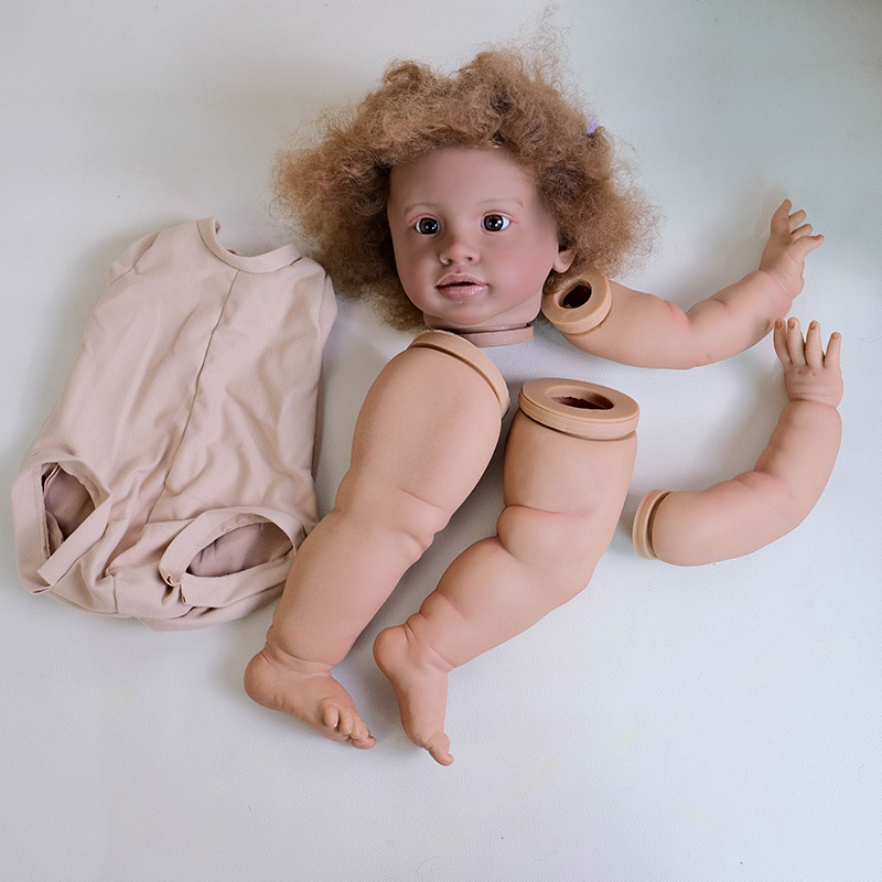 26inch Dark Skin Reborn Pippa  - Baby Products For Curly Hair 评论和价格