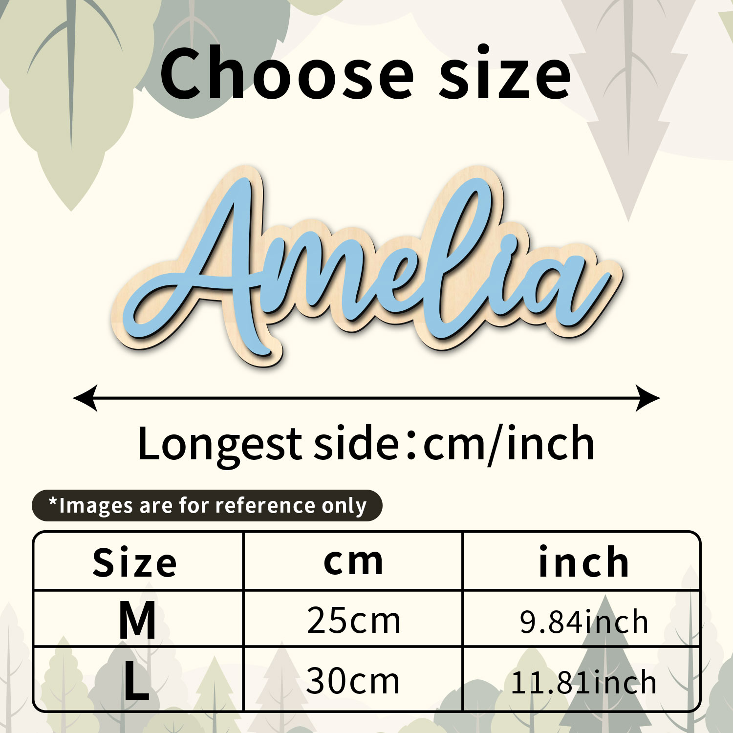 1pc Customized Wooden Name Dec - Baby Products Decoration 评论和价格