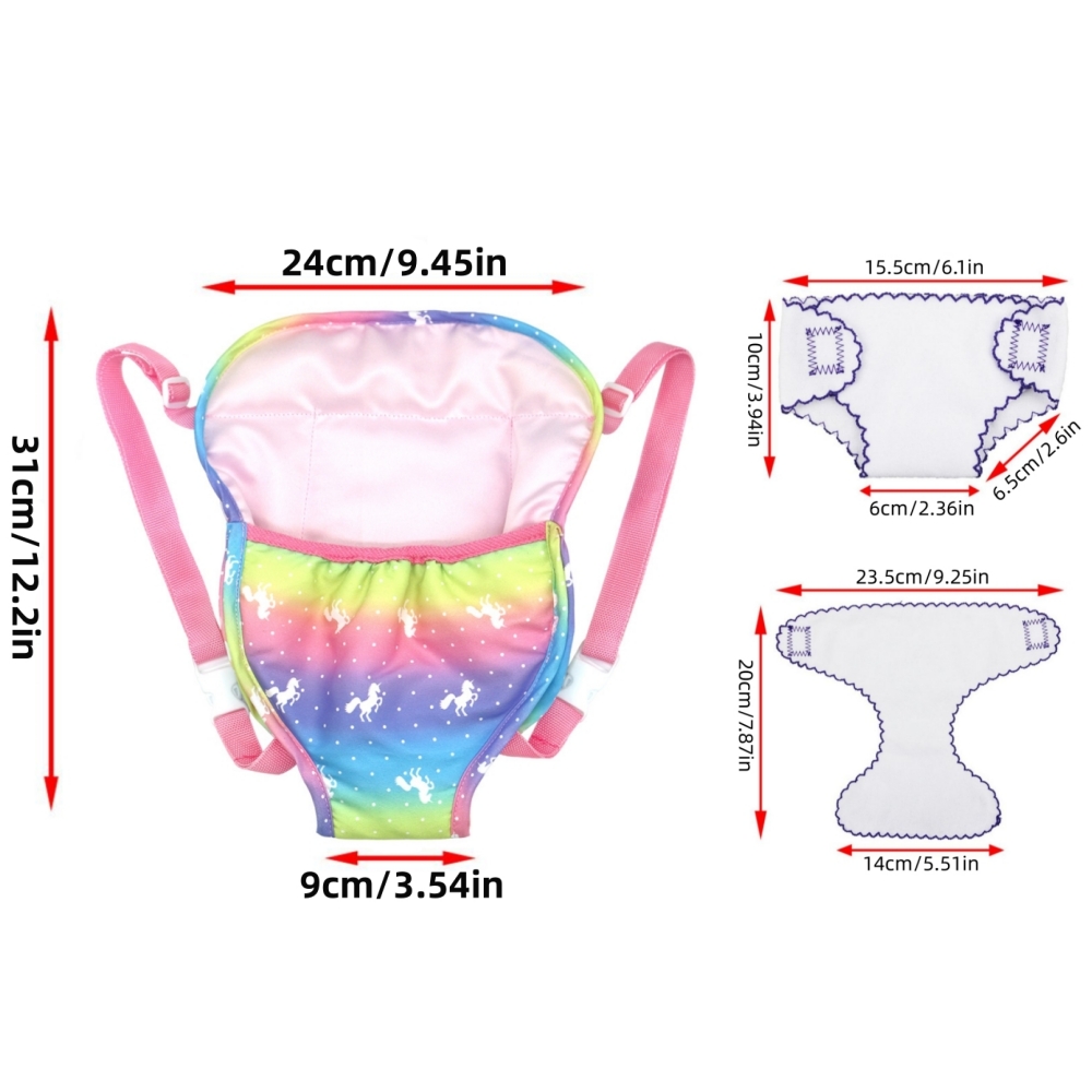 2pcs Doll Diaper Underwear and - Baby Products Carry Bag 评论和价格